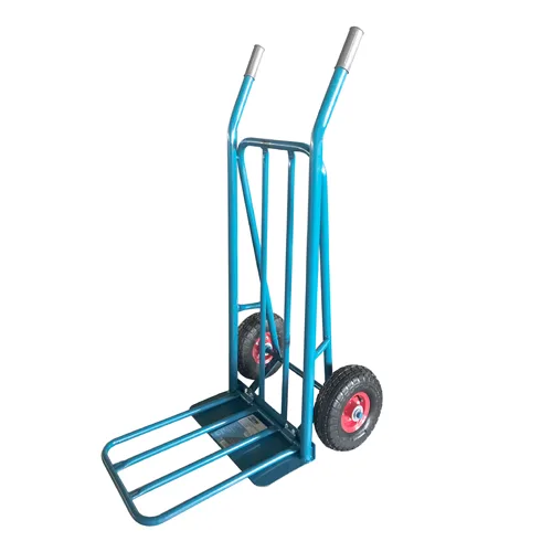 Carretilla de Almacén Doble Plataforma de Acero 250 kg