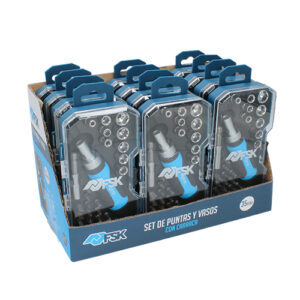 SET PUNTAS 35 PCS DESTOR.CARRACA 1UNID.