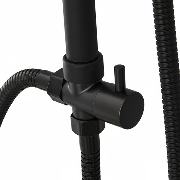 DUCHA VERTICAL SIN GRIFO NEGRA FNK - Imagen 3