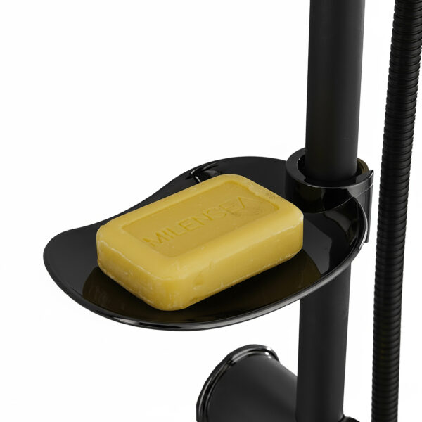 DUCHA VERTICAL SIN GRIFO NEGRA FNK - Imagen 5