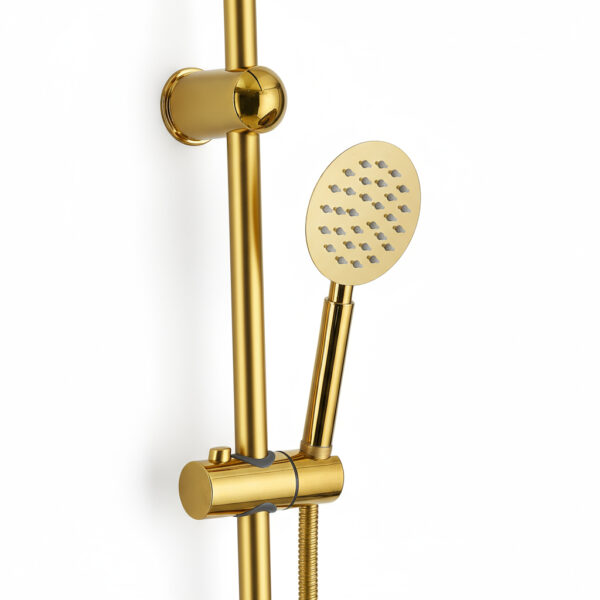 DUCHA VERTICAL SIN GRIFO DORADA FNK - Imagen 2