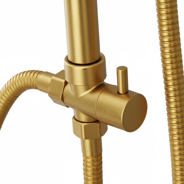 DUCHA VERTICAL SIN GRIFO DORADA FNK - Imagen 3