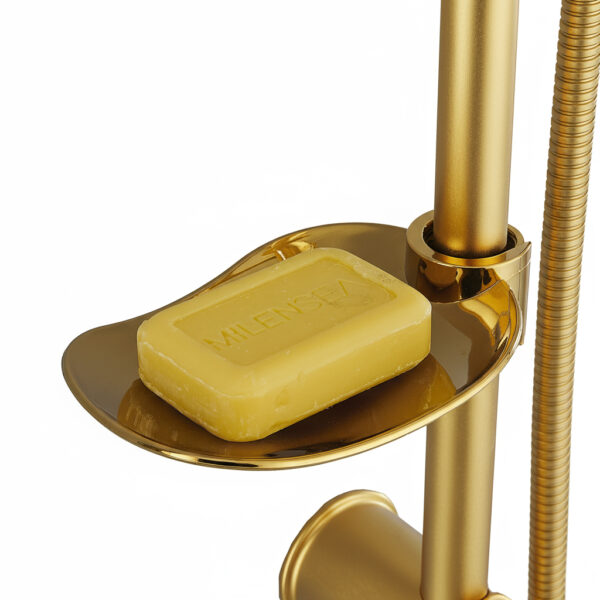 DUCHA VERTICAL SIN GRIFO DORADA FNK - Imagen 5