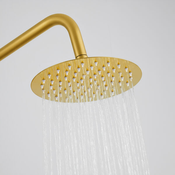 DUCHA VERTICAL SIN GRIFO DORADA FNK - Imagen 7