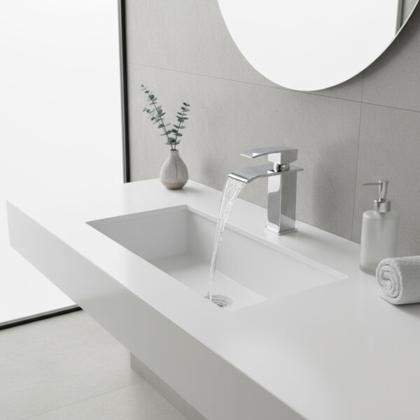 GRIFO MONOMANDO CROMO LAVABO FNK - Imagen 7