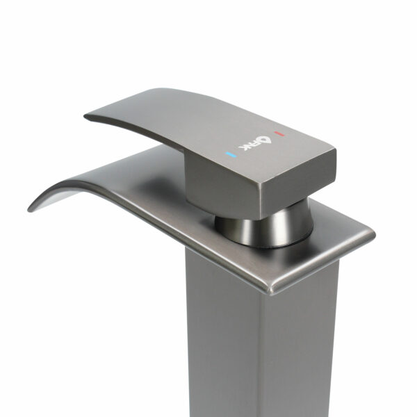 GRIFO MONOMANDO GRIS LAVABO FNK - Imagen 5