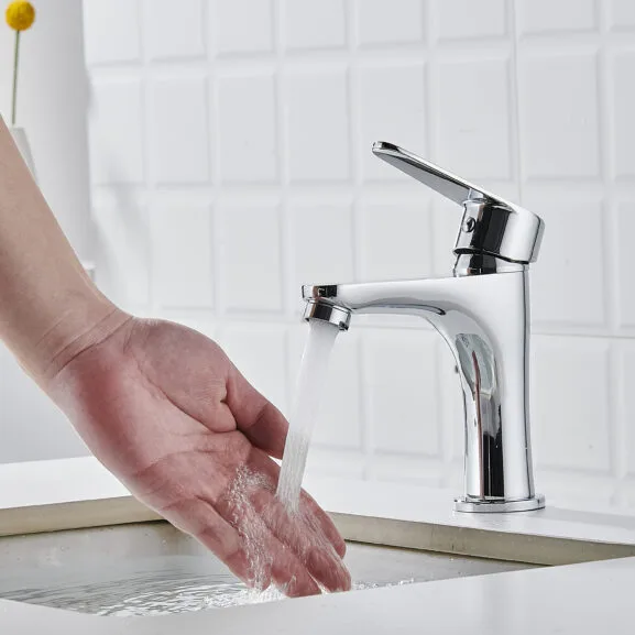 GRIFO MONOMANDO CROMO LAVABO FNK - Imagen 8