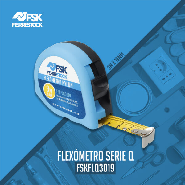 FLEXÓMETRO SERIE Q C/FRENO 3M X19MM FSK - Imagen 2