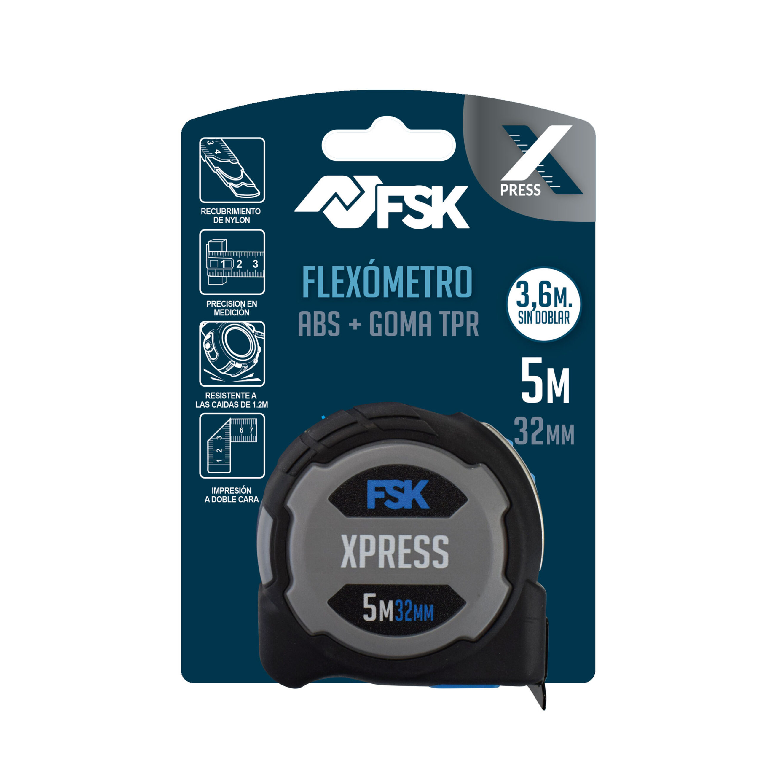 FLEXÓMETRO SERIE X C/FRENOX2 5M X 32MM - Imagen 8