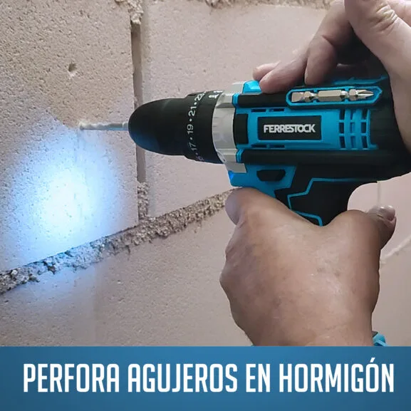TALADRO PERCUTOR 21V 1,5 AH 25 PCS FSK - Imagen 6