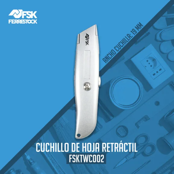CÚTER CUCHILLO METÁLICO ZINC - Imagen 2