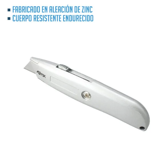 CÚTER CUCHILLO METÁLICO ZINC - Imagen 5